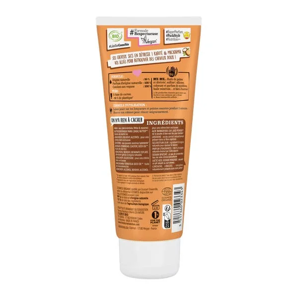 Masque SOS Cheveux Secs, à l'huile de Macadamia & beurre de Karité