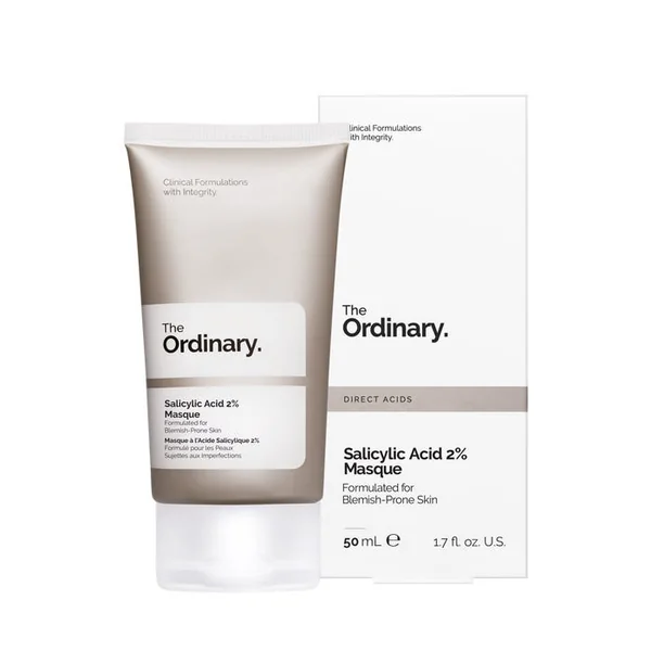 Masque à L'Acide Salicylique 2% - Visage - Peaux Grasses à Imperfections, 50ml