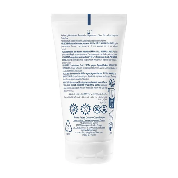 MELASCREEN - Fluide Anti-Taches Protecteur SPF50+ - Peaux Normales à Mixtes, 50ml