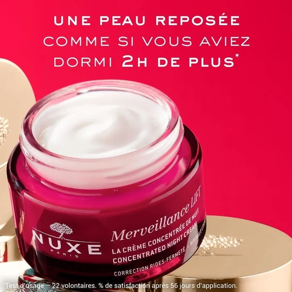 MERVEILLANCE LIFT - La Crème Concentrée de Nuit - Peaux Sèches à Très Sèches, 50ml