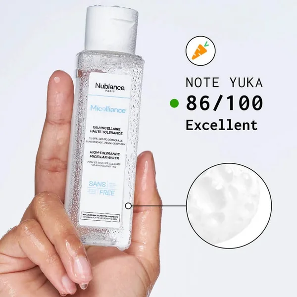 MICELLIANCE - Eau Micellaire Haute Tolérance - Visage et Yeux - Peaux Mixtes à Grasses, 500ml