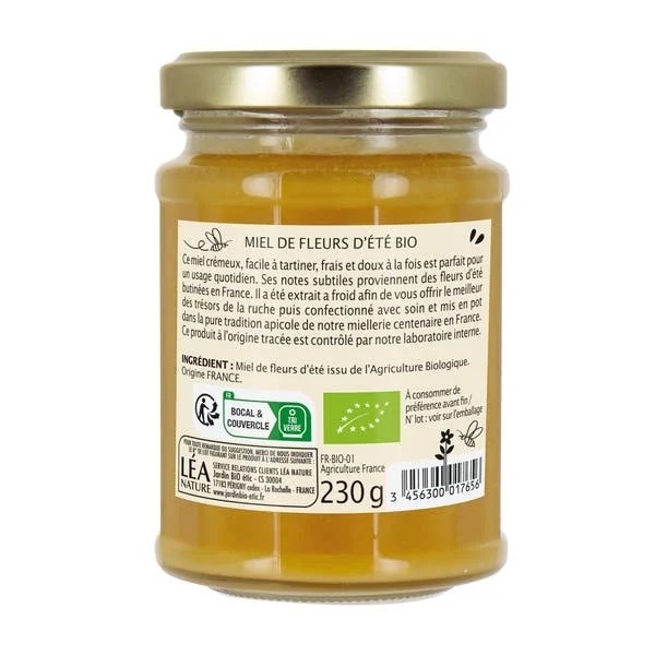 Miel de fleurs d'été bio