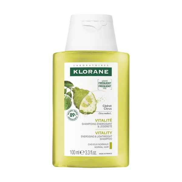 MINI CEDRAT - Shampoing Purifiant et Séborégulateur Cheveux Normaux Regraissant Vite, 100ml