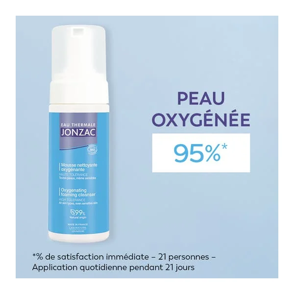 Mousse nettoyante oxygénante