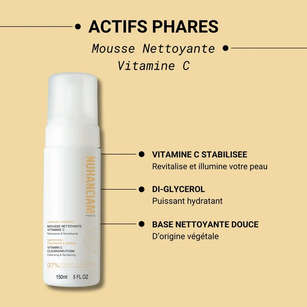 Mousse Nettoyante Vitamine C