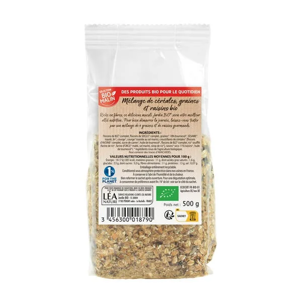 Muesli Graines et fruit