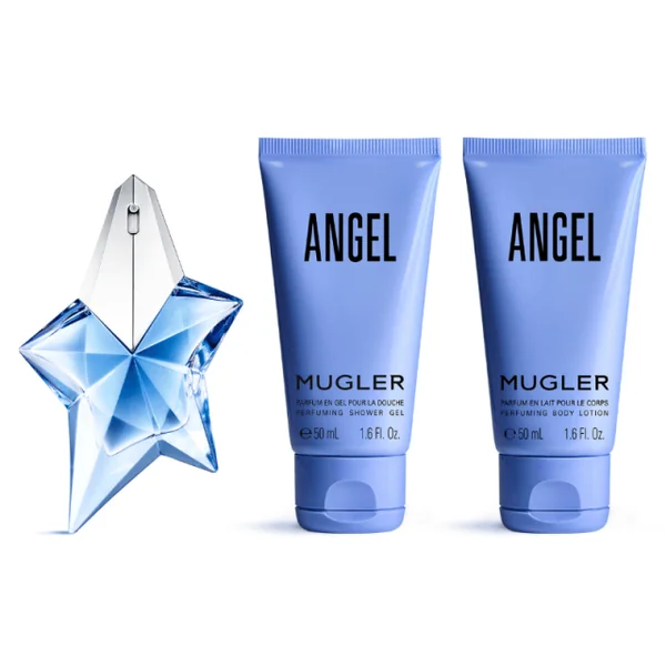 Mugler - Angel Coffret Eau de Parfum, son lait corps et son gel douche