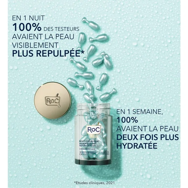 MULTI CORREXION® - Capsules Sérum Hydrater + Repulper, 30 capsules
