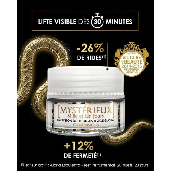MYSTÉRIEUX MILLE ET UN JOURS - Émulsion Légère Anti-ge Global - Visage - Peaux Mixtes à Grasses, 30ml