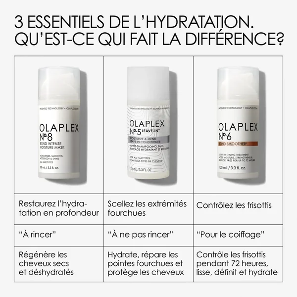 N°5 LEAVE-IN - Après-Shampooing Sans Rinçage Hydratant et Réparateur - Tous Types de Cheveux, 100ml