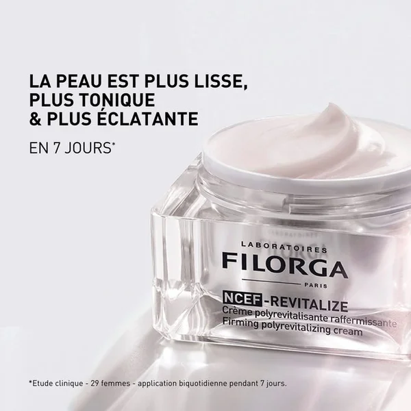 NCEF-REVITALIZE - Crème Polyrevitalisante Raffermissante - Visage - Tous Types de Peaux, 50ml