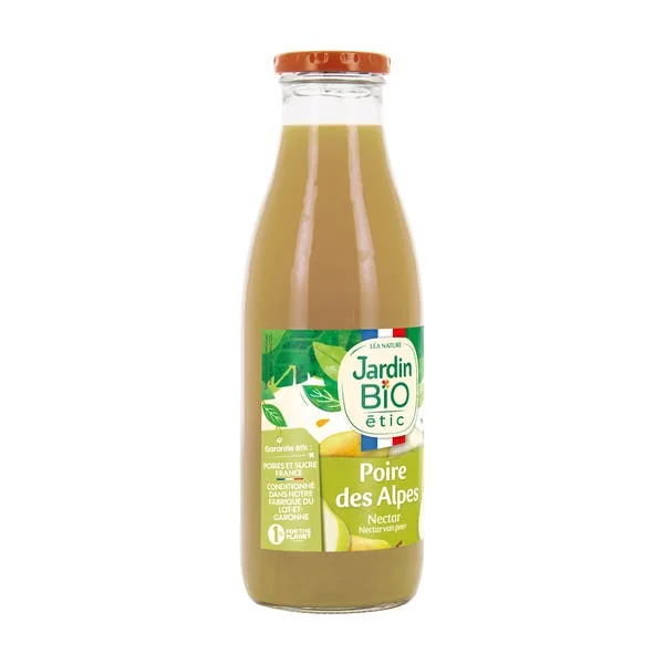 Nectar de poire bio des Alpes