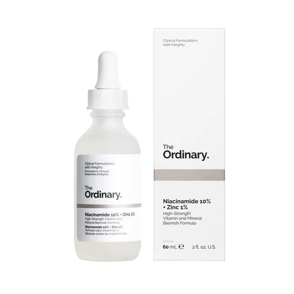 Niacinamide 10% + Zinc 1% - Sérum Anti-Imperfections - Visage - Peaux à Imperfections, 60ml
