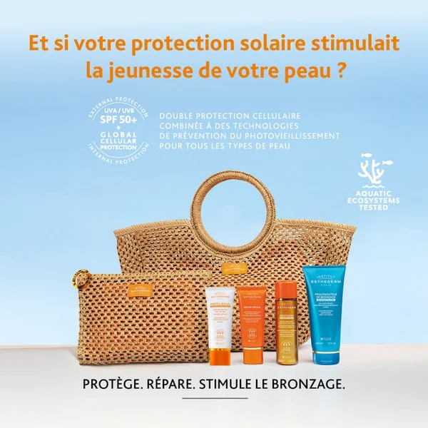 NO SUN MINERAL - Fluide Solaire Invisible Protecteur Haute Tolérance SPF50+ - Visage - Tous Types de Peaux, 40ml