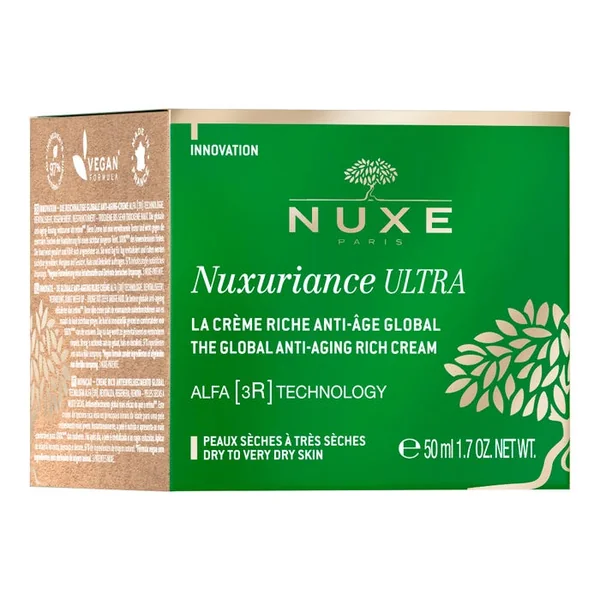 NUXURIANCE ULTRA - La Crème Riche Anti-ge Global - Visage - Peaux Sèches à Très Sèches, 50ml