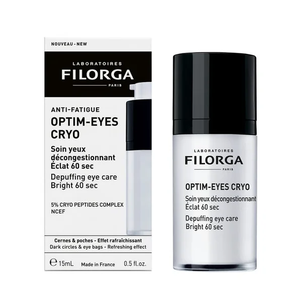 OPTIM EYES CRYO - Soin Yeux Décongestionnant Éclat - Contour des Yeux, 15ml