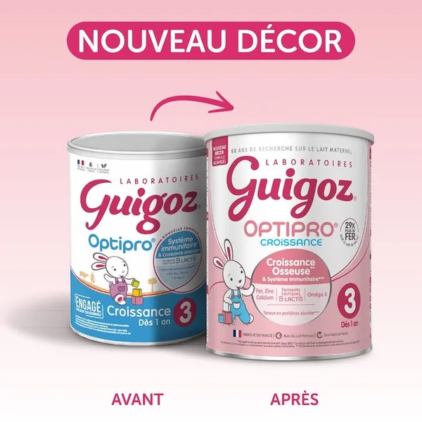 OPTIPRO - Lait de Croissance 3ème ge - Dès 1 an, 780g