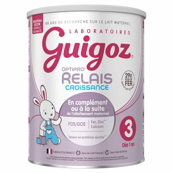 OPTIPRO RELAIS - Lait de Croissance - De 1 an à 3 ans, 800g