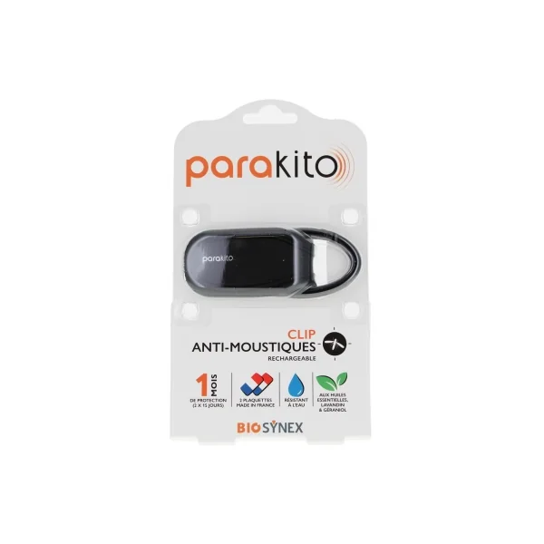 Parakito Clip Anti-Moustiques Rechargeable