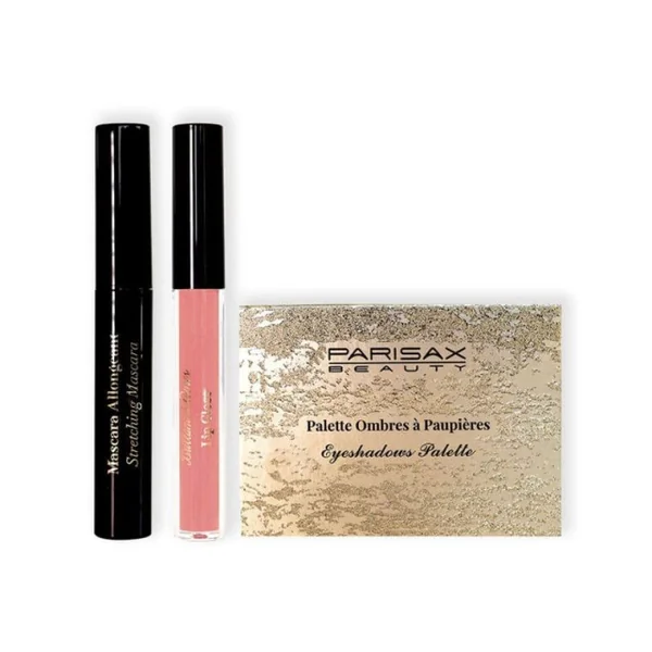 ParisAx - Coffret Maquillage Fards à paupières, mascara et gloss