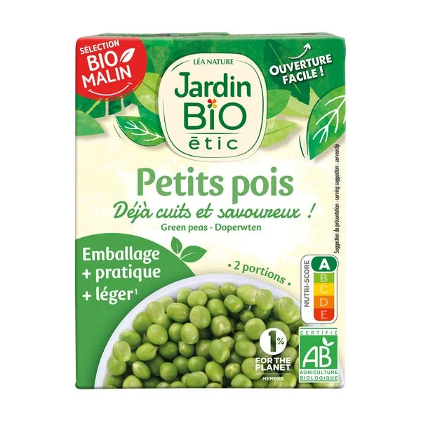 Petits pois en brique