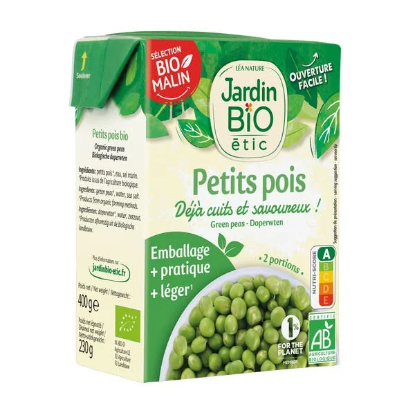 Petits pois en brique