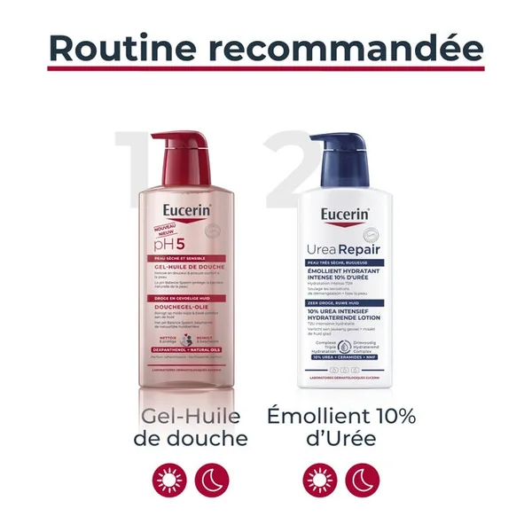 PH5 - Recharge Gel-Huile de Douche - Visage et Corps - Peaux Sèches et Sensibles, 400ml