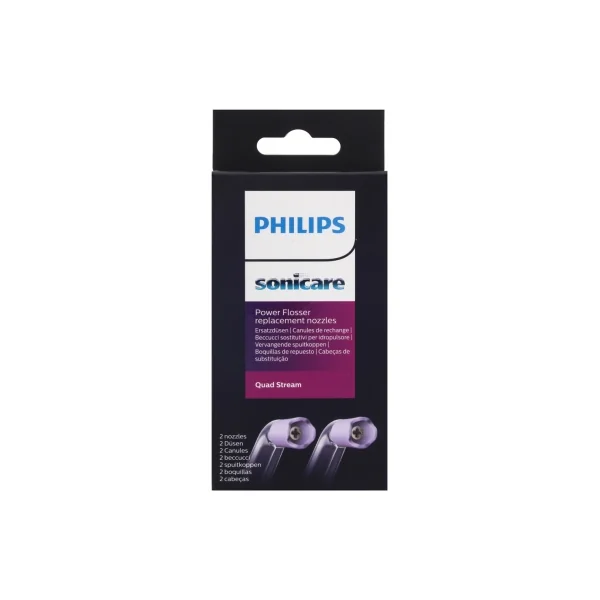 Philips Sonicare Power Flosser HX3062/00 2 Canules de Rechange Quad Stream
