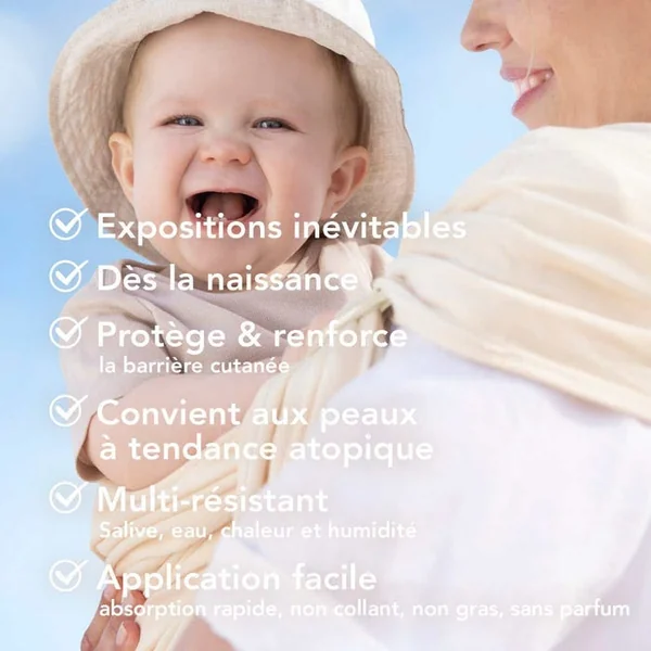 PHOTODERM PEDIATRICS - Fluide Solaire Minéral SPF50+ - Visage et Corps - Peaux Sensibles des Bébés, 50g