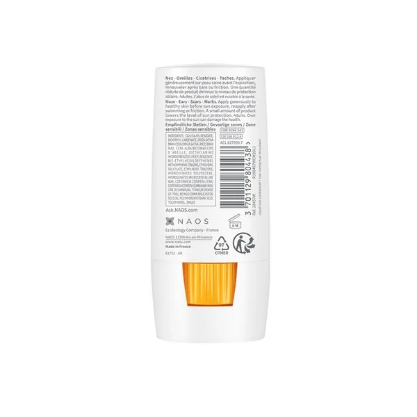 PHOTODERM - Stick Solaire SPF50+ - Nez, Oreilles, Cicatrices, Taches - Zones Sensibles, 8g