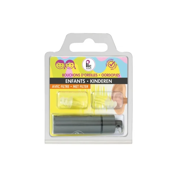 Plic Bouchons d'Oreilles Enfants Avec Filtre