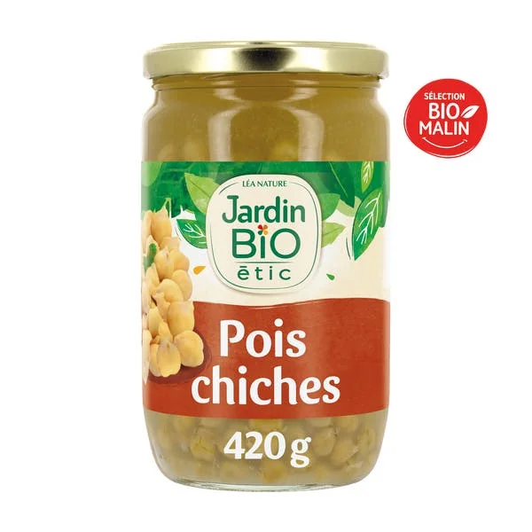 Pois chiches bio de Méditerranée de 660 g