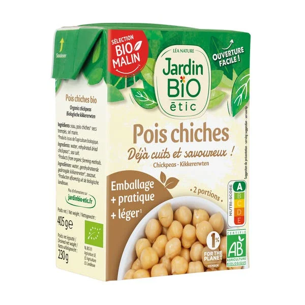 Pois chiches en brique