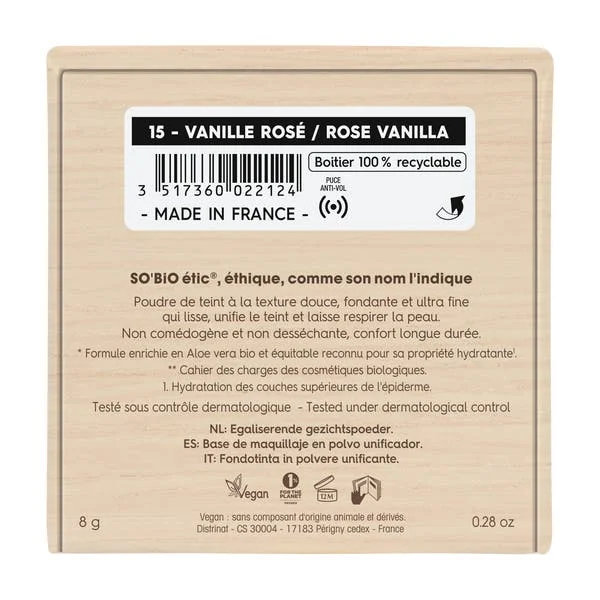 Poudre de teint unifiante, Teint Divin - 15 Vanille rosé