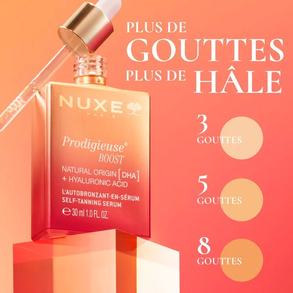 PRODIGIEUSE BOOST - L'Autobronzant-En-Sérum - Visage - Tous Types de Peaux, 30ml