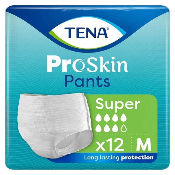 PROSKIN Pants - Culottes Absorbantes - Super - Taille M, 12 Unités