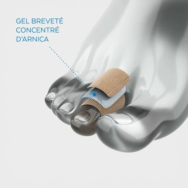 Protection Digitube Cors-Oeil de Perdrix Gel Arnica - Taille S, 2x7,5cm