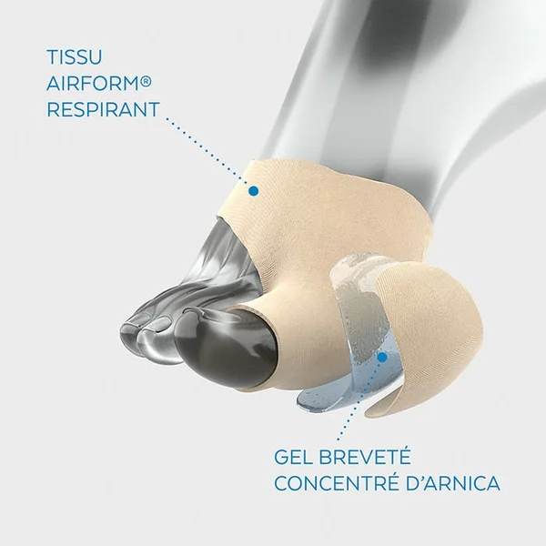 Protection Hallux Valgus et Douleurs Plantaires Gel Arnica - Taille S
