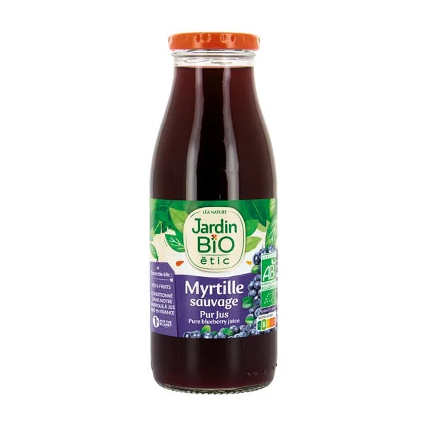 Pur jus bio de myrtille sauvage