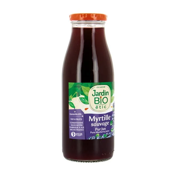 Pur jus bio de myrtille sauvage