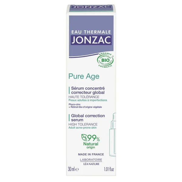 PURE AGE - Sérum Concentré Correcteur Global Bio - Visage - Peaux Adultes à Imperfections, 30ml