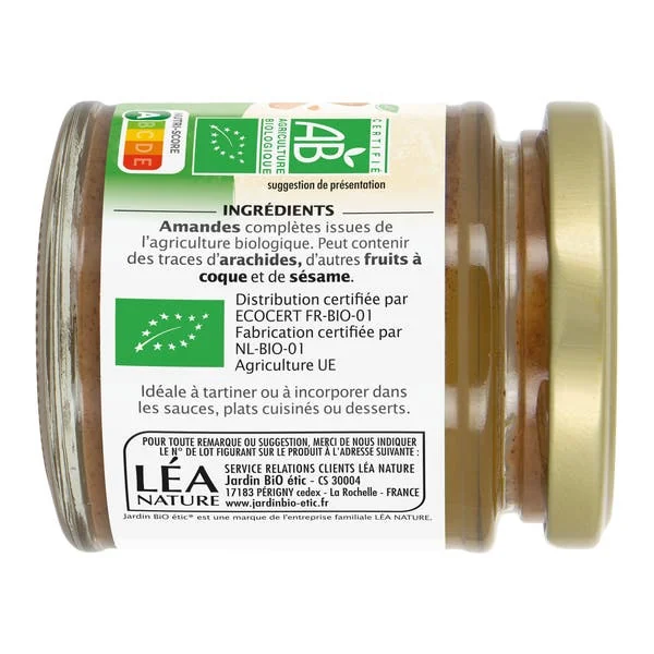 Purée d'amande complète - bio