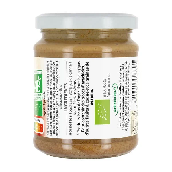 Purée Sucrée de Noisette