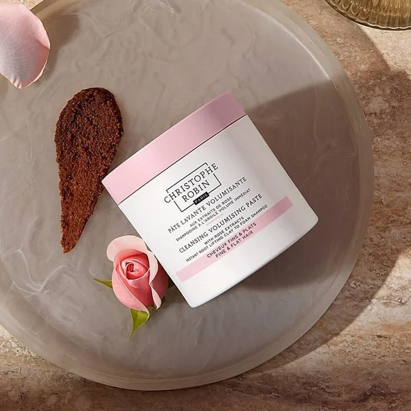 Pâte Lavante Volumisante aux Extraits de Rose - Cheveux Fins et Plats, 250ml