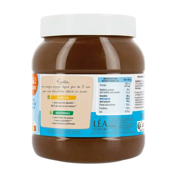 Pâte à tartiner aux noisettes grillées et cacao