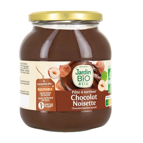 Pâte à tartiner bio chocolat et noisette - 750g
