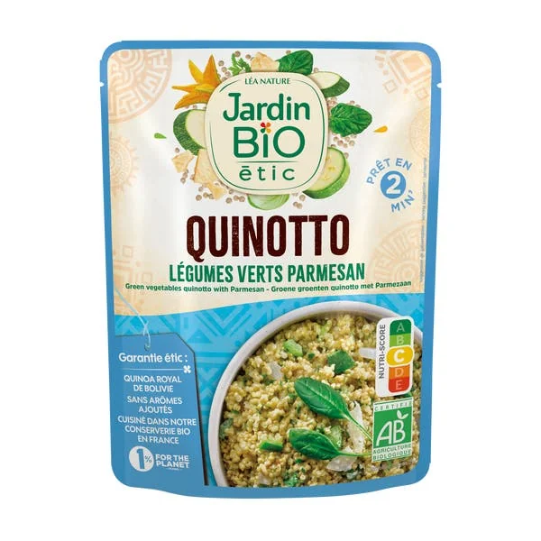 Quinotto légumes verts parmesan - bio