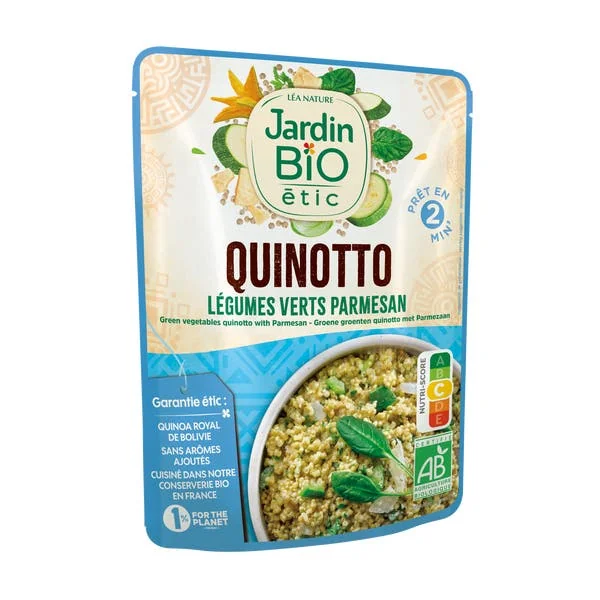 Quinotto légumes verts parmesan - bio