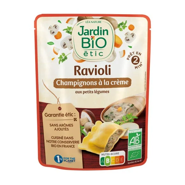 Ravioli Champignons à la Crème - bio