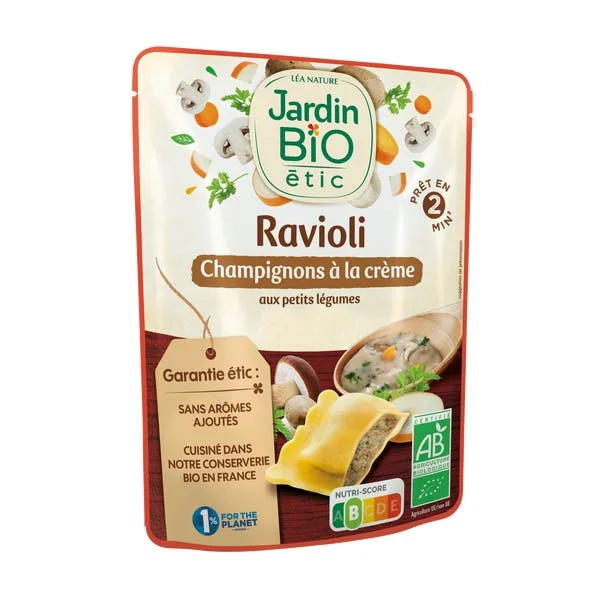 Ravioli Champignons à la Crème - bio